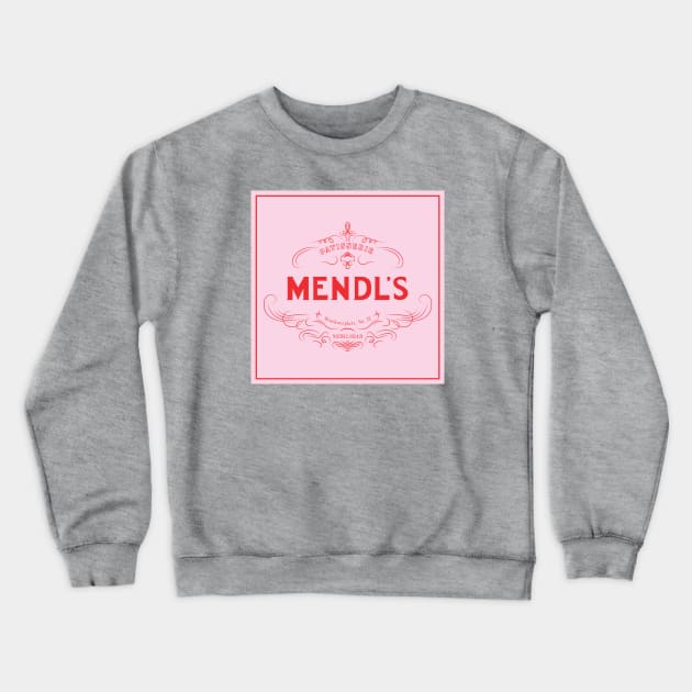 Grand Budapest Hotel- Mendl's box Crewneck Sweatshirt by Gothenburg Print